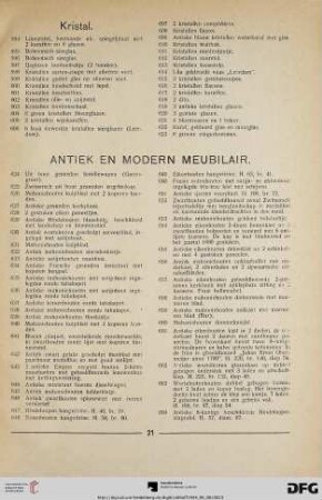 Kristal (Nr. 594-623)