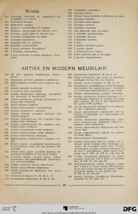 Kristal (Nr. 594-623)