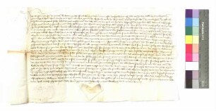 Steffan Pfeiffer zu Dörtel, Gefängnis; Siegel: Jörg Jäger, Untervogt Weikersheim.