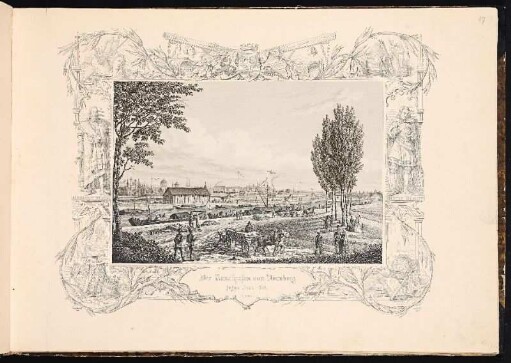 Der Kanalhafen von Nürnberg gegen Nord-Ost. - Nürnberg, Ludwigskanal, Hafen