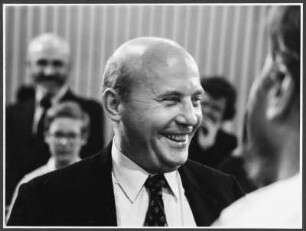 Hans-Werner Henze : Portrait des Komponisten Hans-Werner Henze am Volkstheater Rostock nach der 100.Aufführung von El Cimarron