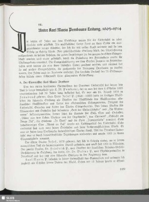 12. Unter Karl Maria Pembaurs Leitung, 1903-1914
