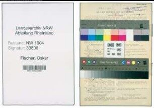Entnazifizierung Oskar Fischer , geb. 28.09.1884 (Brauer)