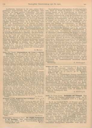 240-241 [Rezension] Kiefl, Franz Xaver, Christentum und Pädagogik