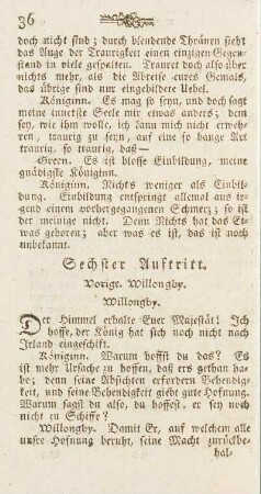 Sechster Auftritt