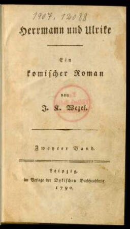Bd. 2: Herrmann und Ulrike