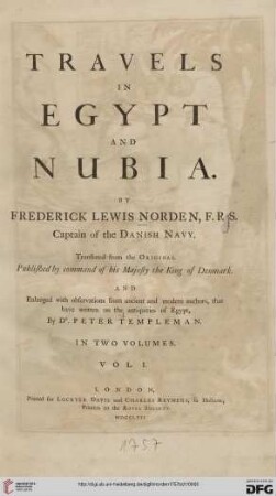 Band 1: Travels in Egypt and Nubia
