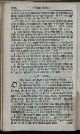 Vom Tode. - Himmels- und Höllen-Lieder.