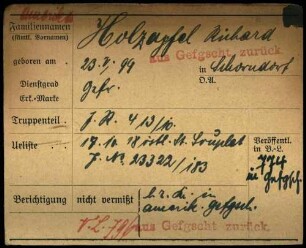 Holzapfel, Richard - Holzner, Oskar