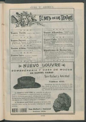 El mes en los teatros.