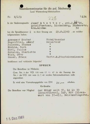 Stetter, Josef