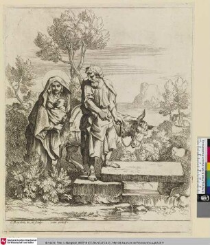 [Autre Fuite en Égypte.; Eine andere Flucht nach Egypten]
