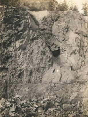 Schirgiswalde-Kirschau. Evangelische Friedhofskapelle (um 1920). Ansicht von Südosten