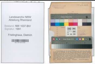 Entnazifizierung Dietrich Frielinghaus , geb. 06.05.1906 (Verw.Rat)