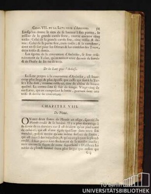 Chapitre VIII. Du Plomb.