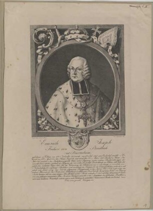 Bildnis des Emmerich Joseph von Breidbach-Bürresheim