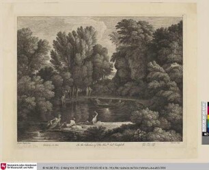 [Landschaft mit Badenden]