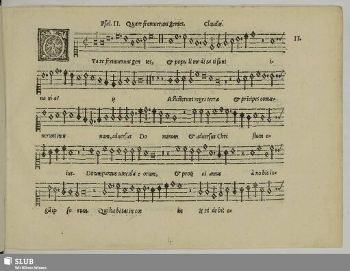II. Sermisy, Claudin de: Quare fremuerunt gentes