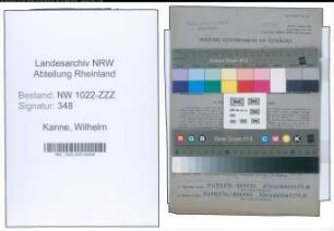 Entnazifizierung Wilhelm Kanne , geb. 01.03.1904 (Dachdecker)