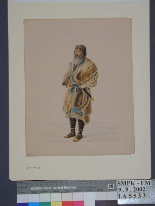 Stehender Ainu