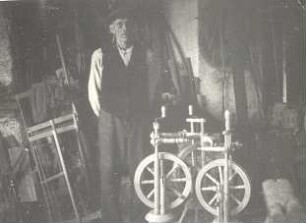 Stellmacherei in Lauske : Handwerkstechniken - Stellmacherei. Ort: Łusk / Lauske. Stellmacher.