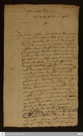 Brief von August Hermann Francke an [Sophie Charlotte von Sachsen-Eisenach].