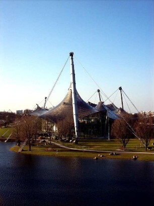 München: Olympiazentrum, Zeltdachkonstruktion