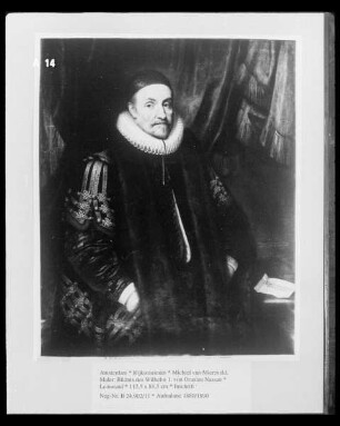 Bildnis des Wilhelm 1. von Oranien Nassau