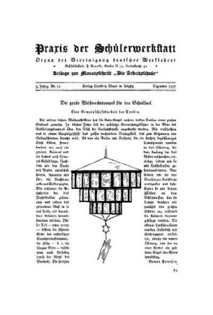 Praxis der Schülerwerkstatt