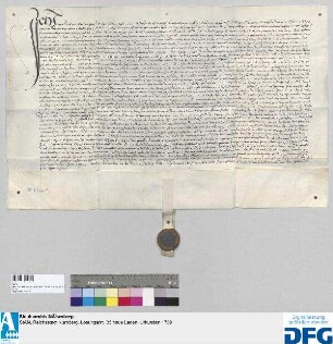 Lizentiat Johann Müllner tritt auf zwölf Jahre als Jurist in die Dienste der Stadt Nürnberg. - Siegler: der Aussteller.