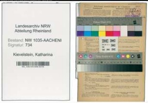 Entnazifizierung Katharina Kievelstein , geb. 23.06.1901 (Kaufmaennische Angestellte)
