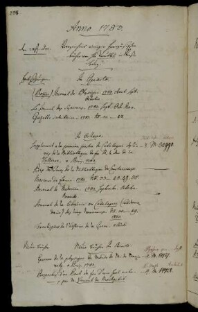 Verzeichnis einiger französischen Bücher von Hhn Treuttel in Straßburg.