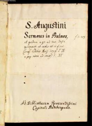 Enarrationes in psalmos (93-120) - Staatsbibliothek Bamberg Msc.Bibl.54