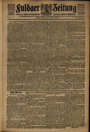 Ausgabe vom Freitag, den 03. Januar 1908.