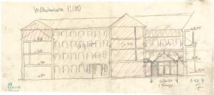 Fischer, Theodor; München; Maxburg - Passage - Wilhelminum (Schnitt)