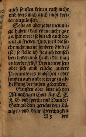 Endlicher Bericht von seiner Lehre in den Artikeln, darin er von And. Musculo angegriffen wird