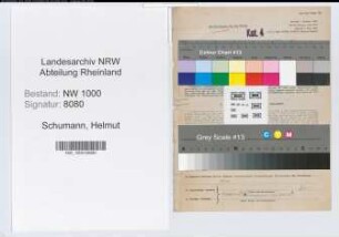 Entnazifizierung Helmut Schumann, geb. 29.09.1912 (Verw.Beamter)