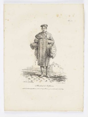 Marchand de Paillassons, Blatt 51 der Folge "Rufe von Pariser Straßenhändlern"