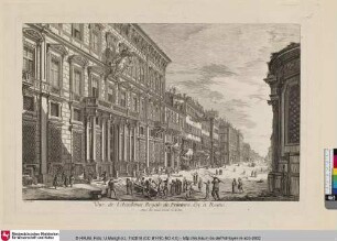 Vue de l'Académie Royale de Peinture etc. à Rome
