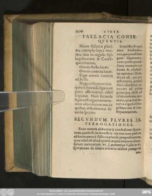 Secundum Plures Interrogationes.
