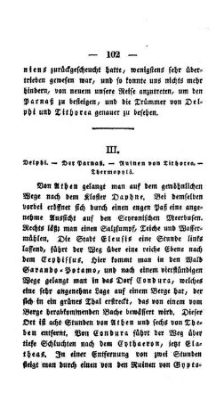 III. Delphi. - Der Parnaß. - Ruinen von Tithorea. - Thermopylä.