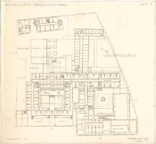 Fischer, Theodor; Bad Kissingen; Kurhaus-Hotel - Grundriss Zwischengeschoss