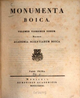 Monumenta Boica. 29,1=Collectio nova 2,1, Diplomata Imperatorum Authentica