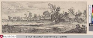 [Ansicht eines Dorfes; View of a Village]