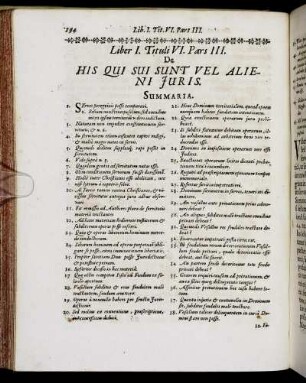 Pars III. De His Qui Sui Sunt Vel Alieni Juris.