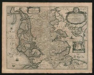 Newe Landtcarte Von dem Hertzogthumbe Schleswieg. Anno 1650.
