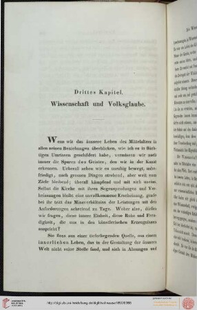 III: Wissenschaft und Volksglaube
