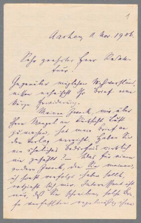 Karl Muth (1867-1944) Nachlass: Briefe von Eberhard Vogel an Carl Muth - BSB Ana 390 II.A. Vogel, Eberhard