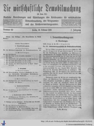 Nr. 40, 18. Februar 1919