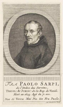 Bildnis des Paolo Sarpi